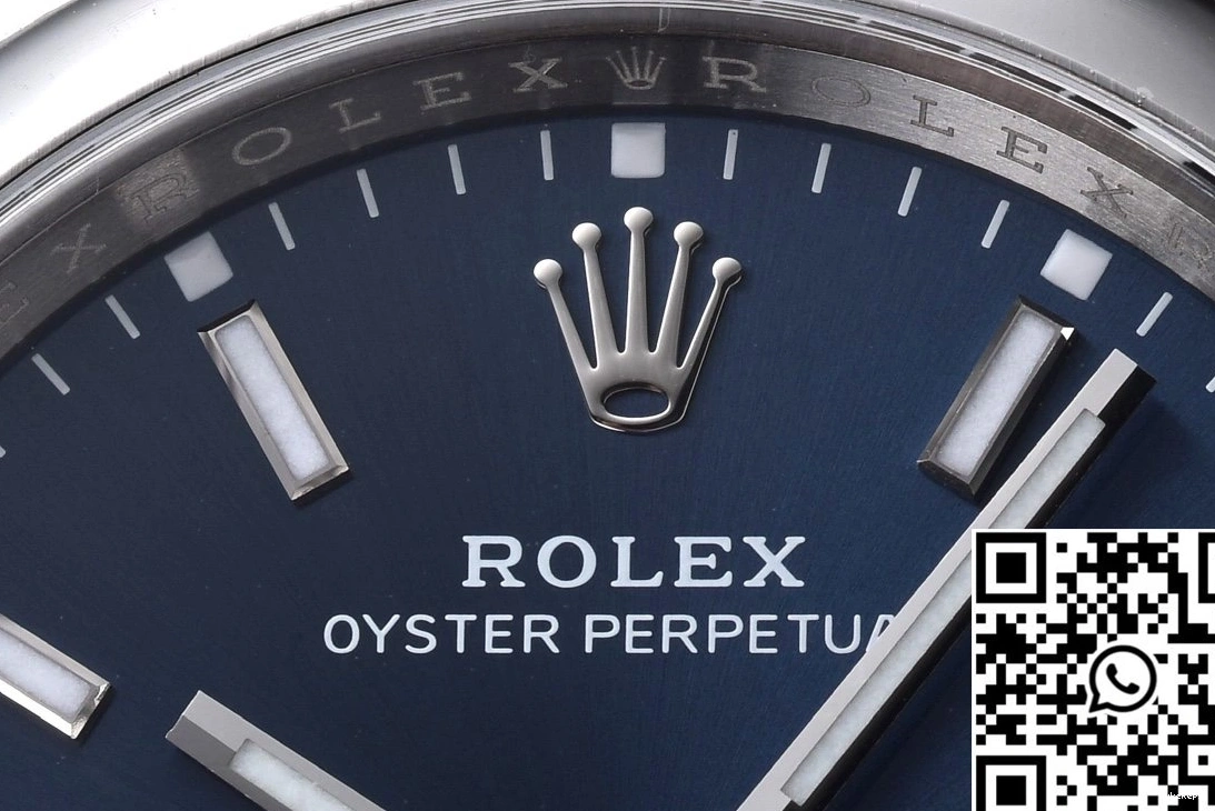 Clean Oyster Dial Blue Rolex Factory Perpetual 41MM Deep M124300-0003 1228